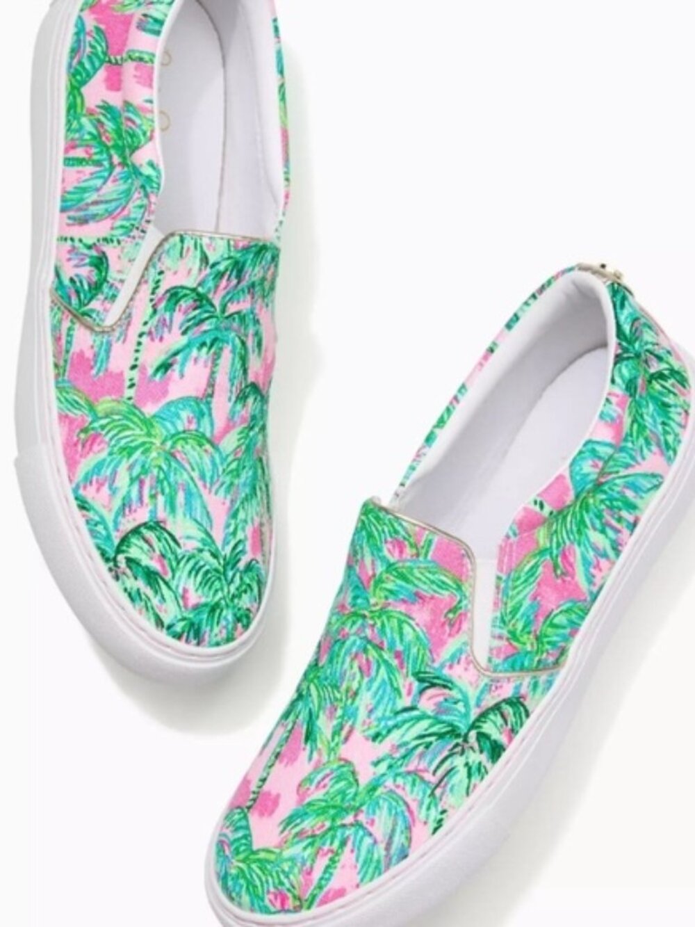 Lilly Pulitzer Julie Palm Tree Sneaker Size 8